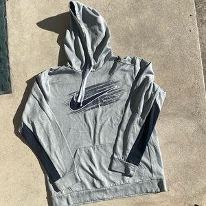ATHLETIC GREY NIKE HOODIE